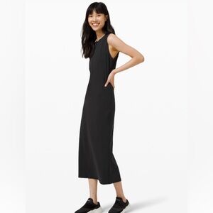 Lululemon All Aligned Midi dress | Black | Size 12 | NWOT